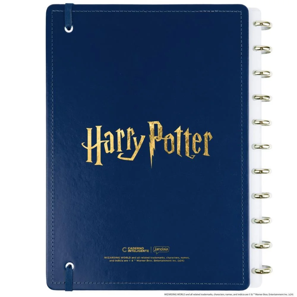 Caderno Inteligente Grande Harry Potter Azul 80Fls Caderno Inteligente (Unidade) - imagem 5