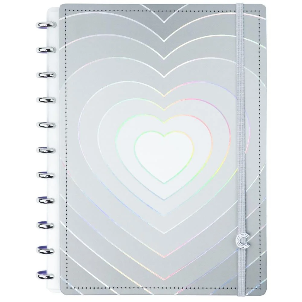 Caderno Inteligente Grande Grey Love 80Fls 215X280Mm Caderno Inteligente (Unidade) - imagem 3