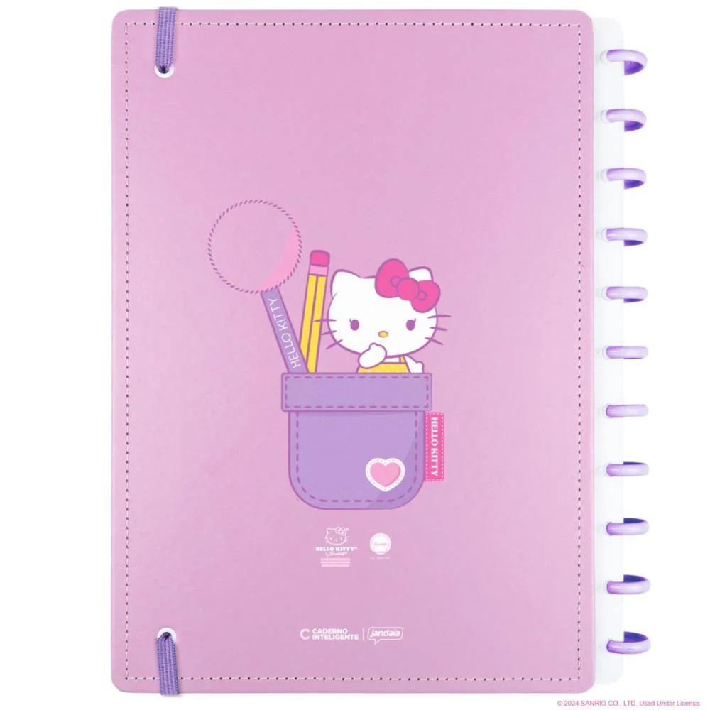 Caderno Inteligente Grande Hello Kitty 80Fls 215X280Mm Caderno Inteligente (Unidade) - imagem 5