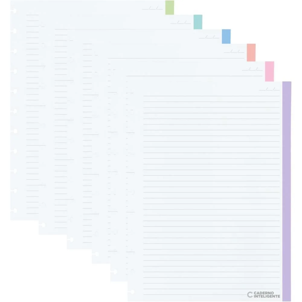 Caderno Inteligente Refil Grande Colorcode 90G 60Fls Caderno Inteligente (Pacote) - imagem 6