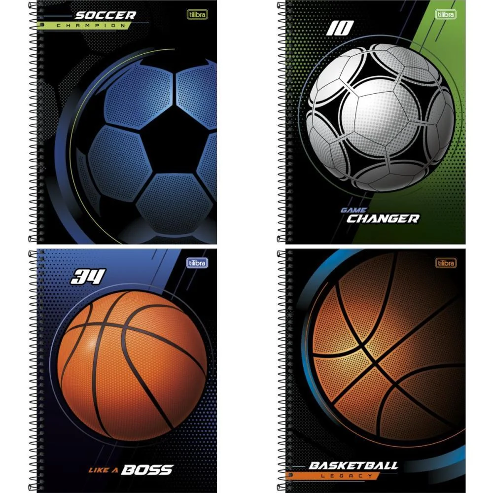 Caderno 10X1 Capa Dura Score 160Fls Connect Tilibra (Pct.c/04) - imagem 2