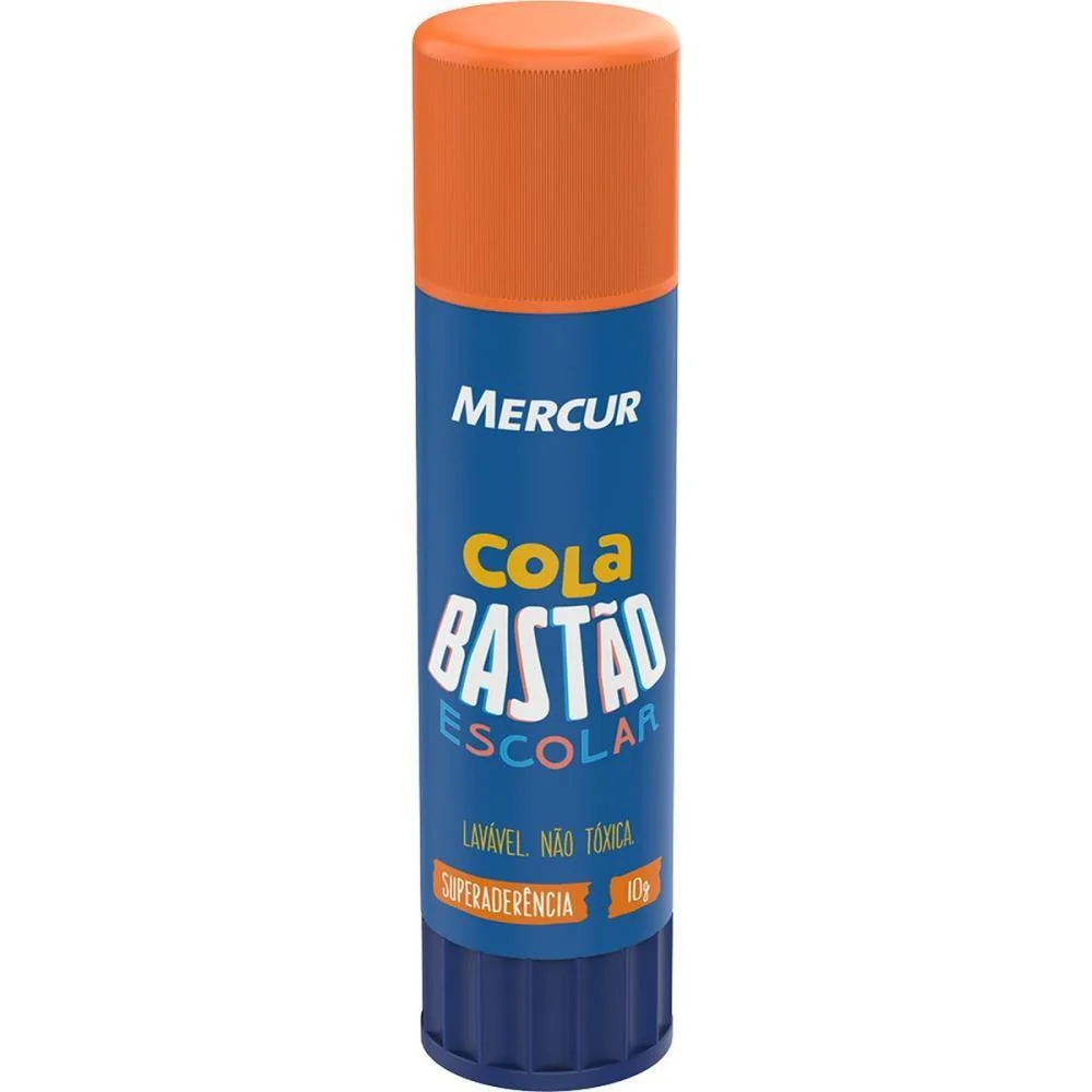 Cola Em Bastao Escolar 10G Mercur (Pct.c/10) - imagem 3