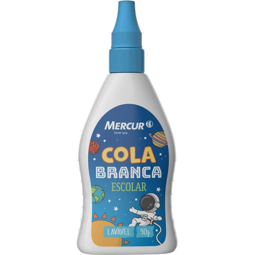 Cola Escolar 90G Branca Sistema Solar Mercur (Pct.c/06) - imagem 4