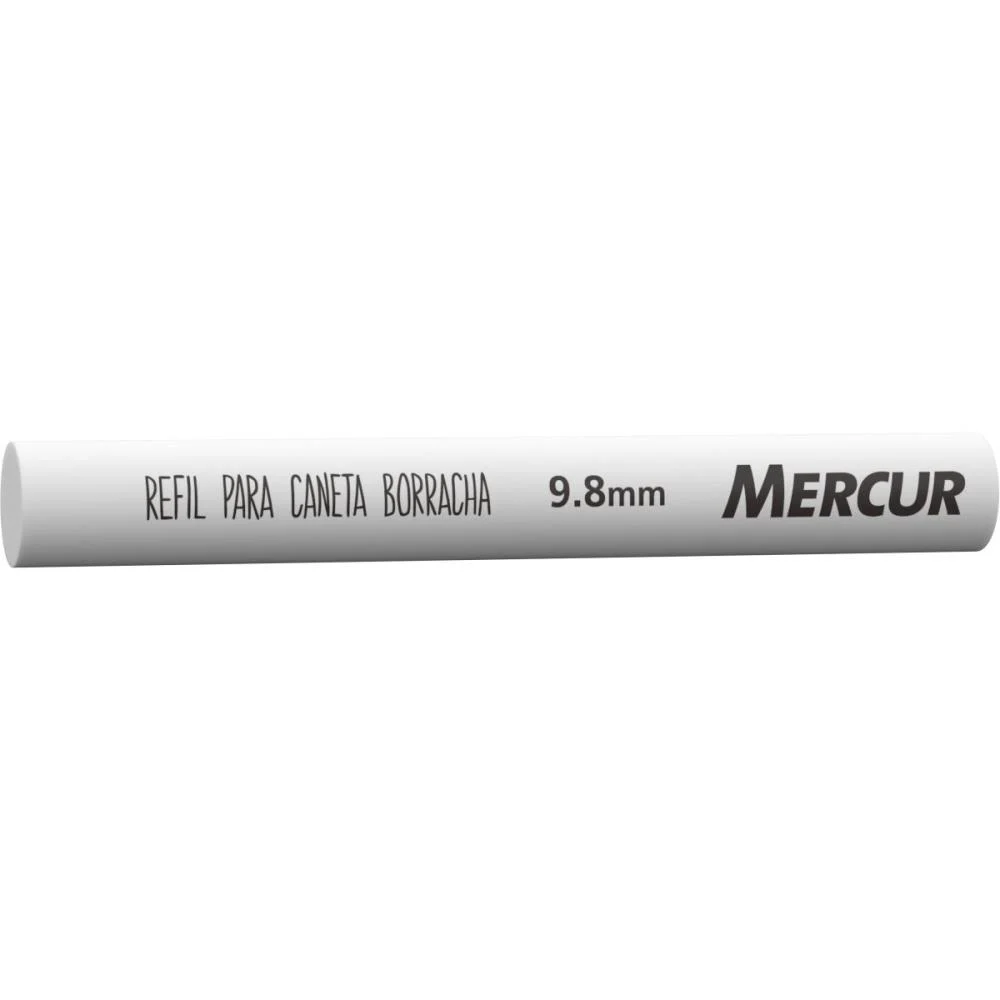 Borracha Caneta Refil Branca Mercur (Pote-24) - imagem 4