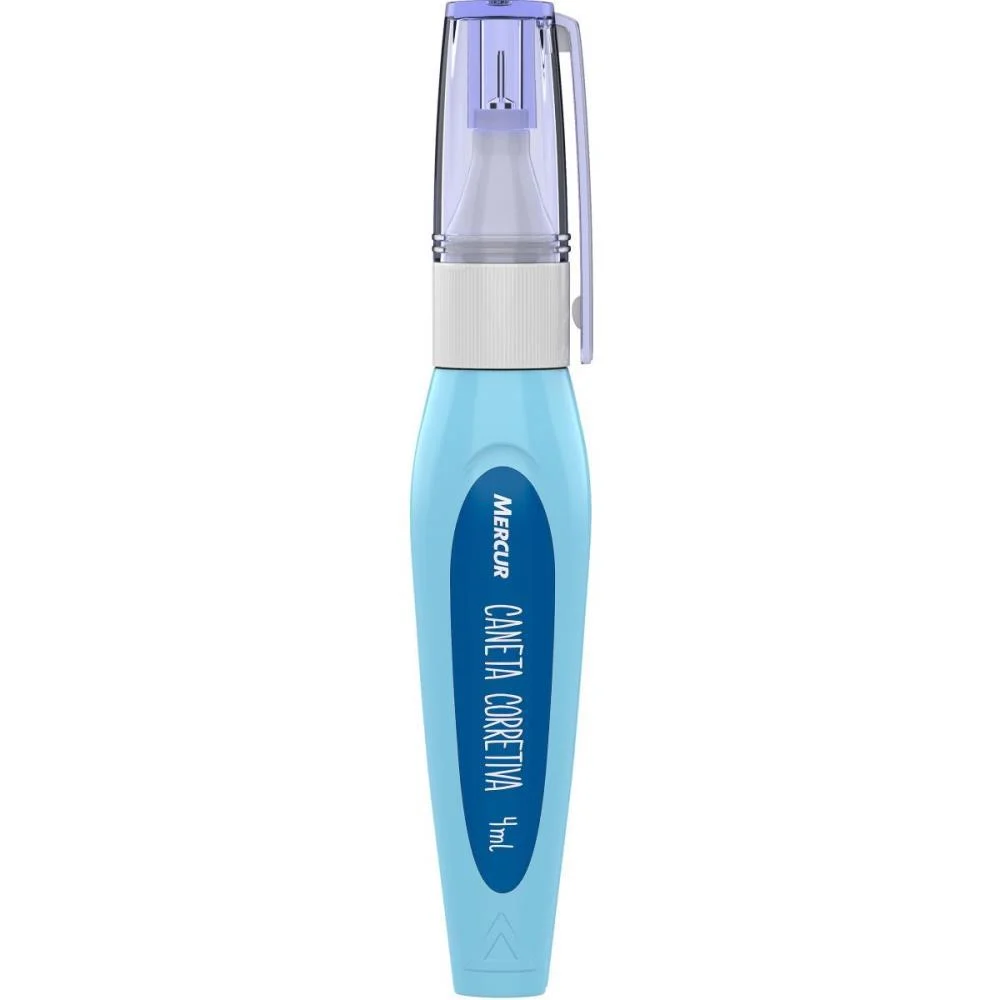 Caneta Corretiva 4Ml Cores Sortidas Mercur (Cx.c/12) - imagem 4