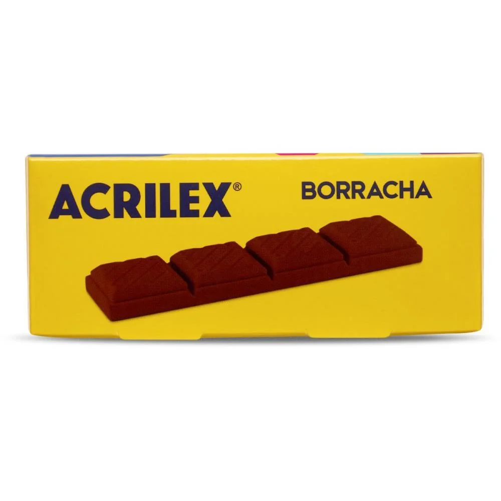 Borracha Decorada Chocolate Sortida Acrilex (Cx.c/24) - imagem 4