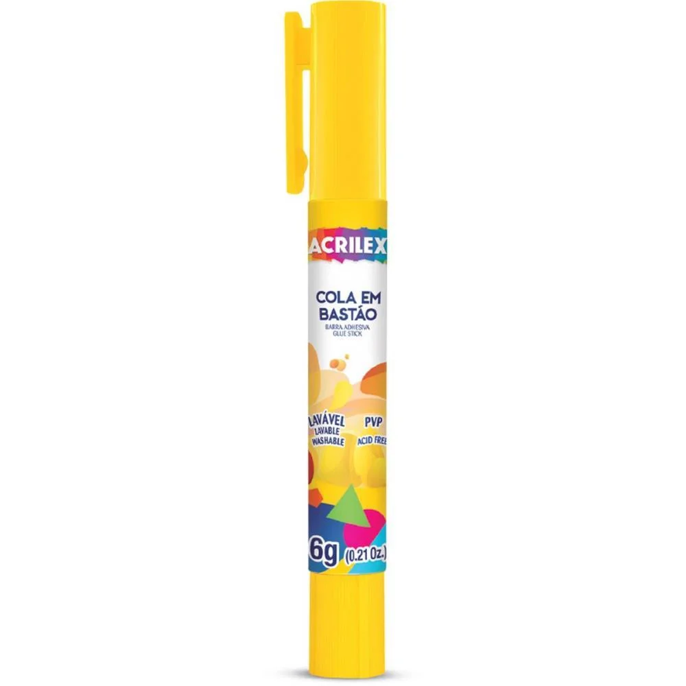 Cola Bastao Em Caneta 6G Branca Acrilex (Cx.c/12) - imagem 4