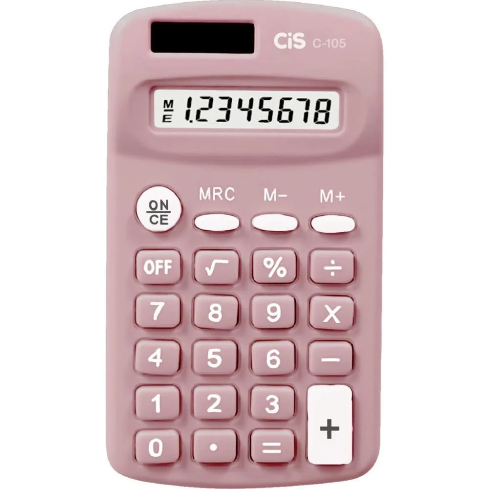 Calculadora De Bolso 8 Dig. Mod C-105 Rosa Sertic (Unidade) - imagem 4