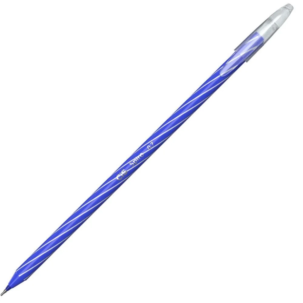 Caneta Esferografica Cis Spiro 0,7Mm Azul Sertic (Cx.c/12) - imagem 4