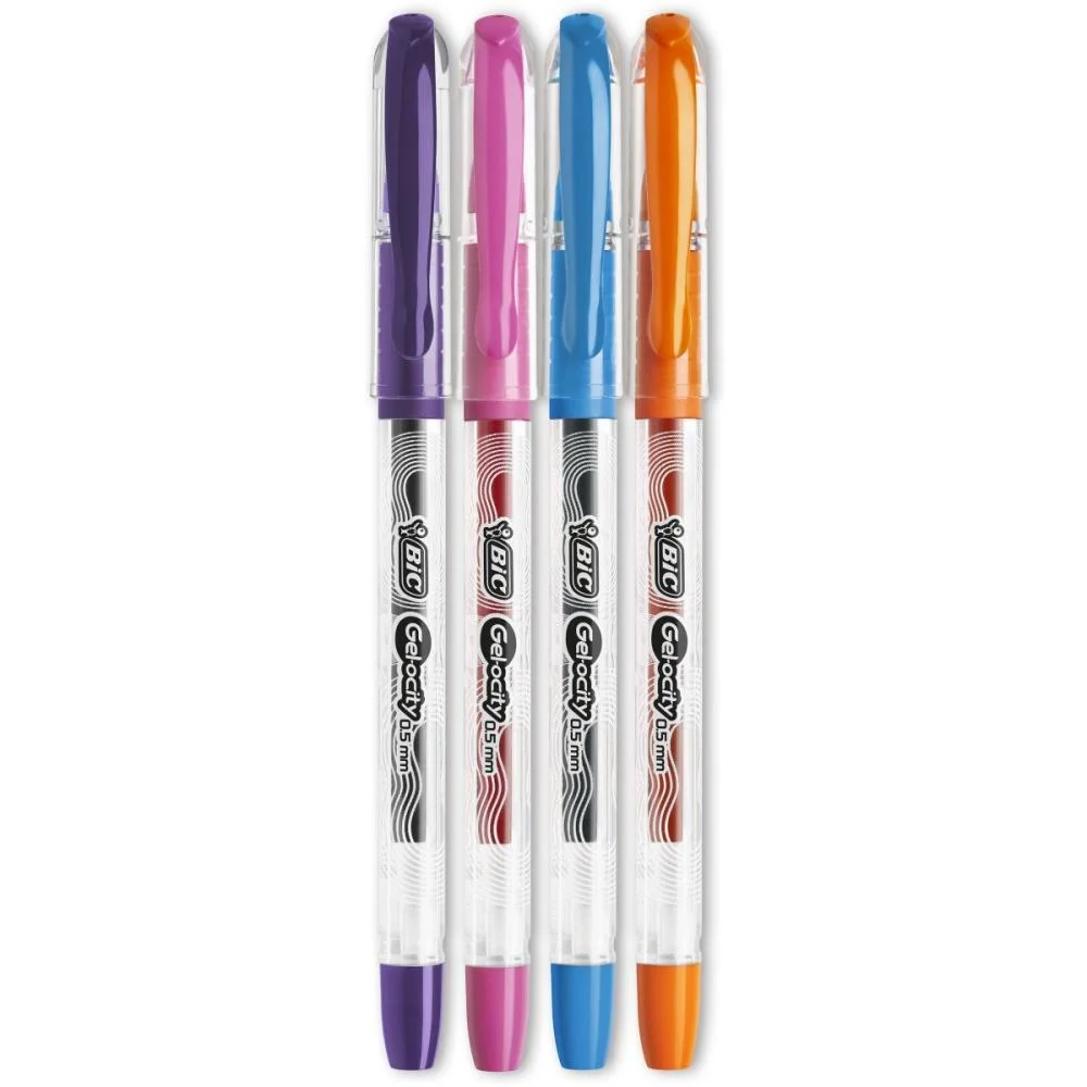 Caneta Gel Bic Gelocity 4 Cores Bic (Bl.c/04) - imagem 4