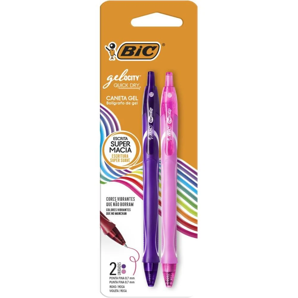Caneta Gel Bic Quick Dry Rs/Rx Bic (Blister) - imagem 2