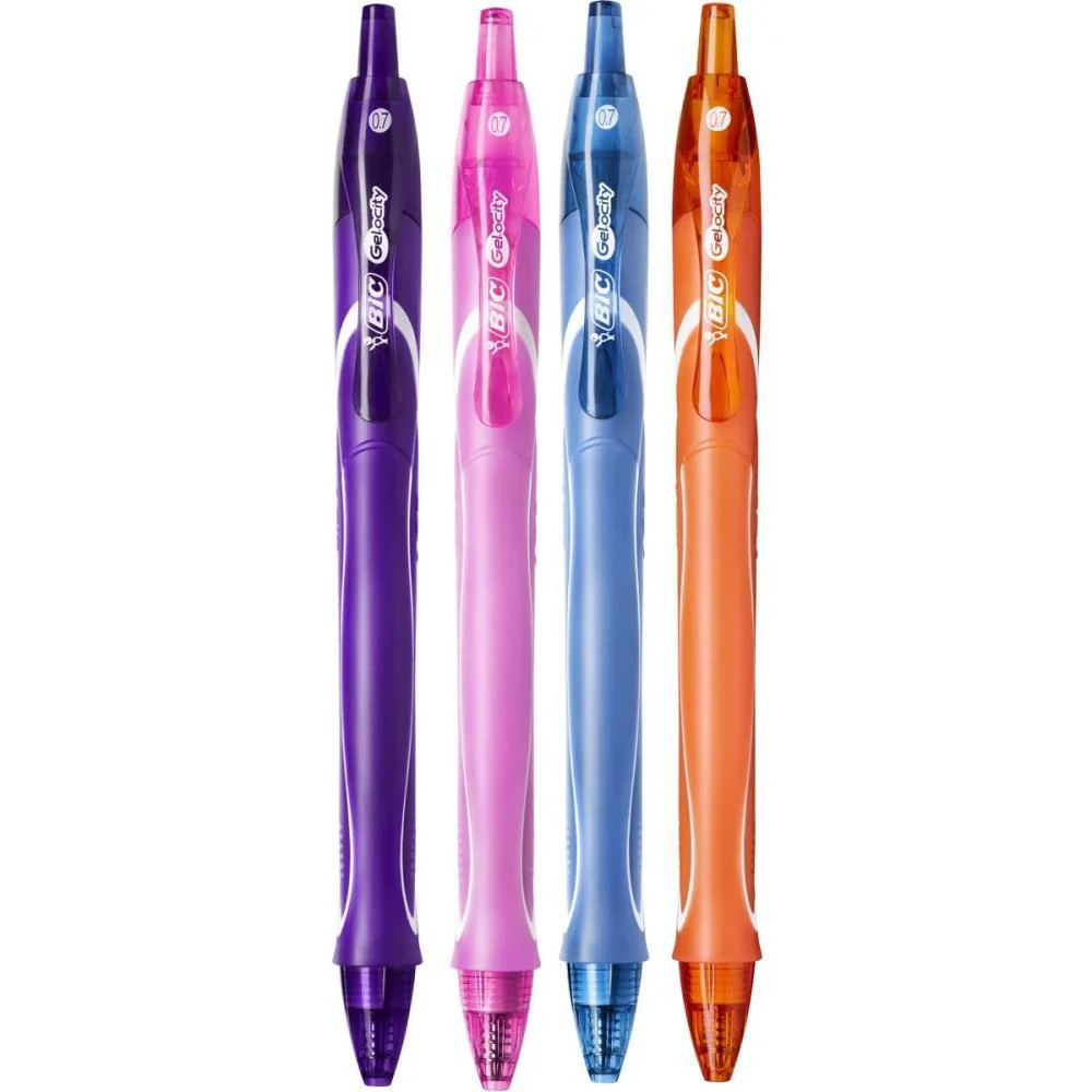Caneta Gel Bic Quick Dry 4 Cores Bic (Bl.c/04) - imagem 4