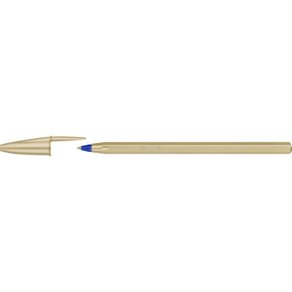 Caneta Esferografica Cristal Mate Ouro/Prata Bic (Bl.c/02) - imagem 3