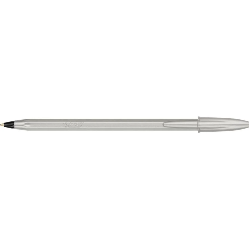 Caneta Esferografica Cristal Mate Prata Bic (Cx.c/25) - imagem 3