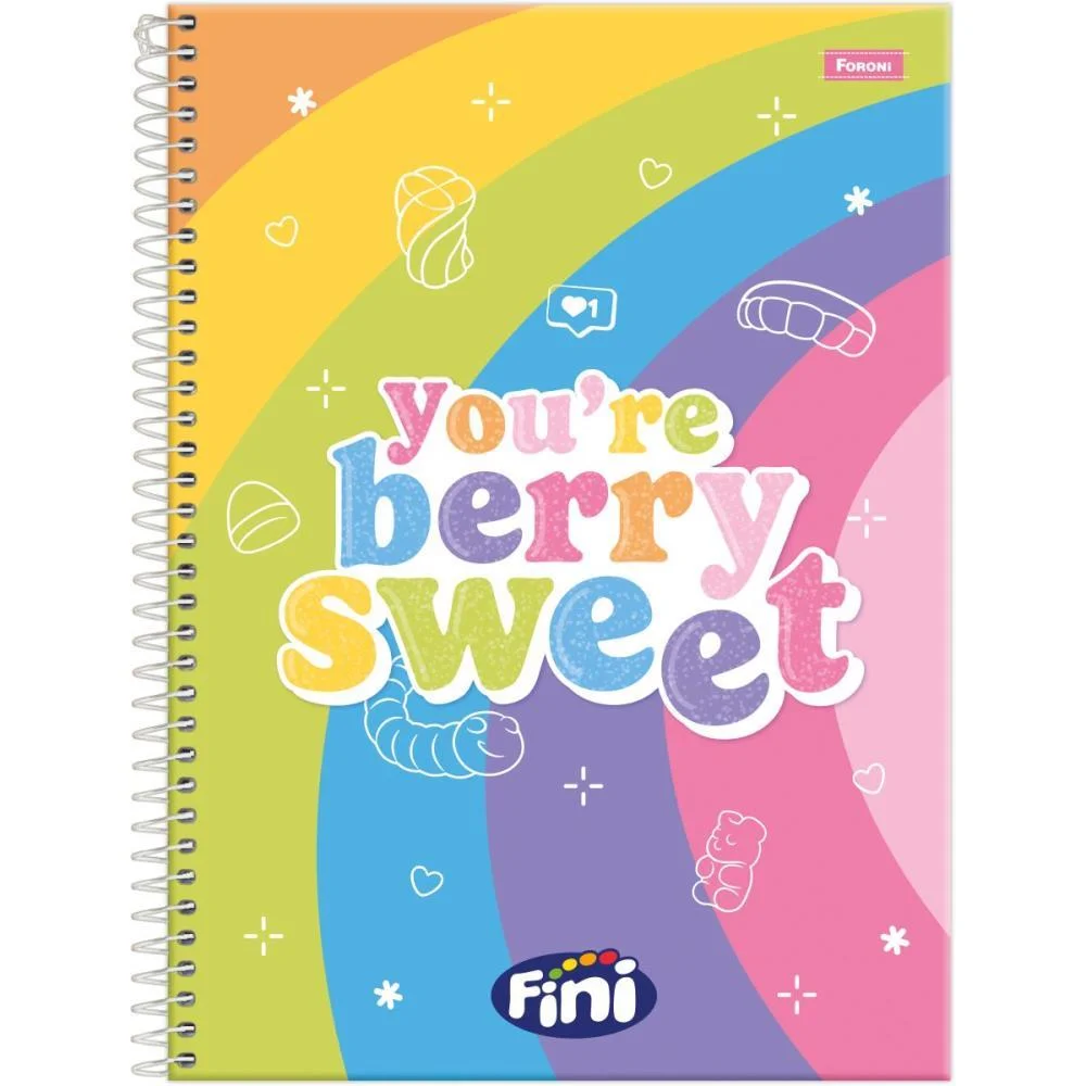 Caderno 10X1 Capa Dura Fini 160F Foroni (Pct.c/04) - imagem 6