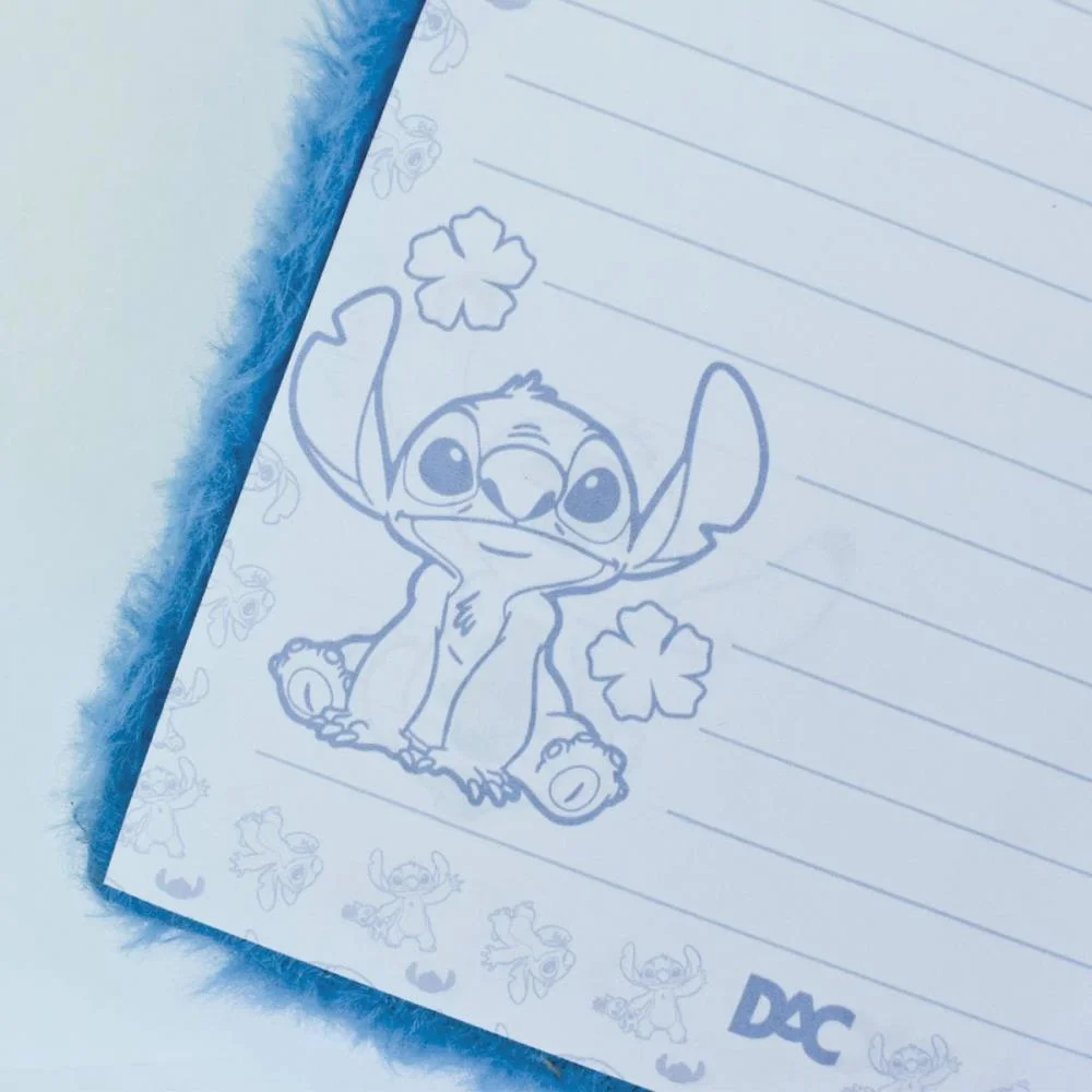 Caderno A5 Stitch C/Pelucia 80F.21X15Cm Dac (Unidade) - imagem 6