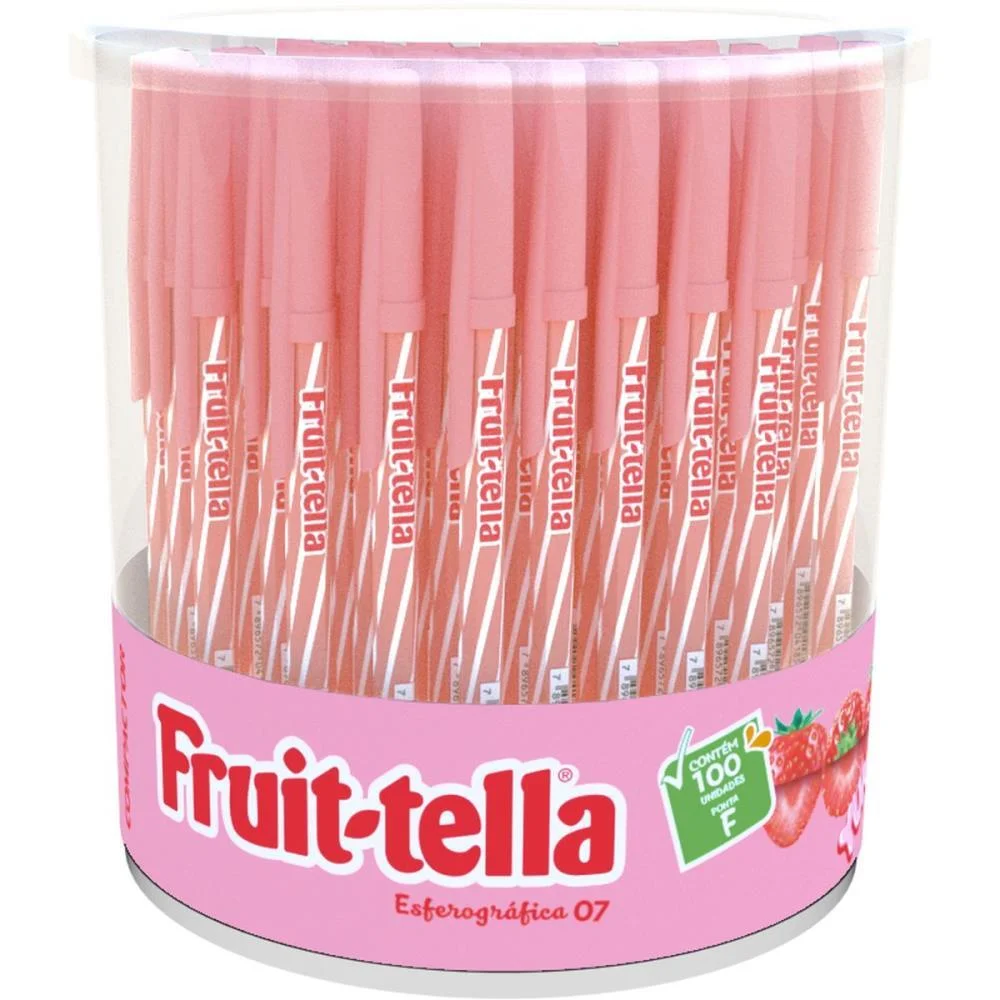 Caneta Esferografica Pop Fruit-Tella 0,7Mm Fina Az. Compactor (Pote-112) - imagem 3
