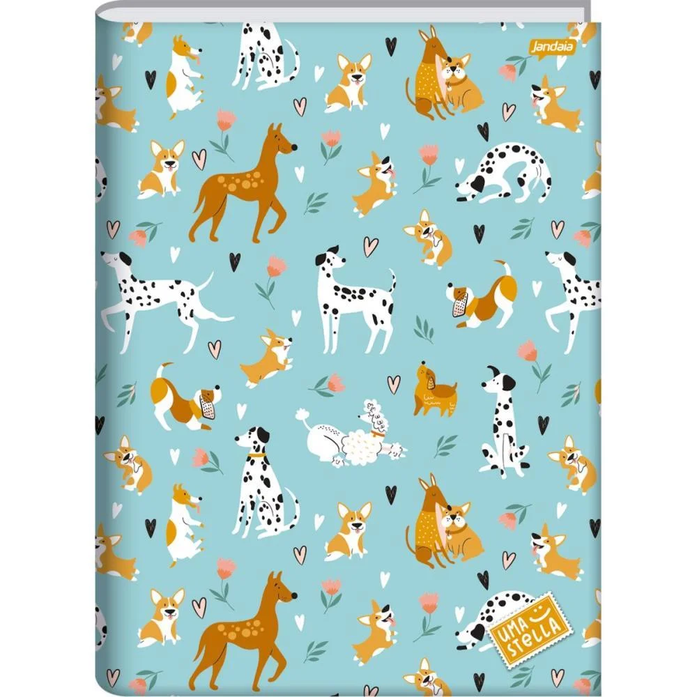 Caderno Brochurao Capa Dura Stella 80Fls. Jandaia (Pct.c/05) - imagem 5
