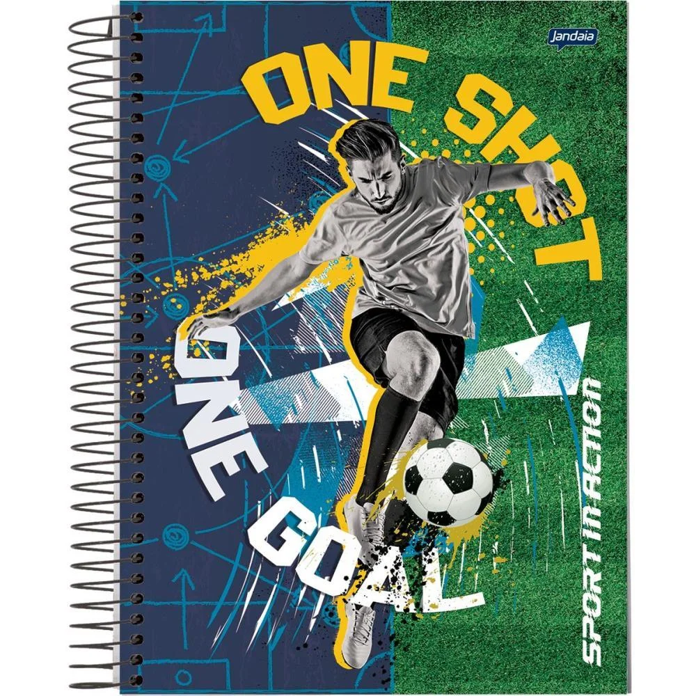 Caderno 12X1 Capa Dura Sport 192Fls. Jandaia (Pct.c/04) - imagem 6