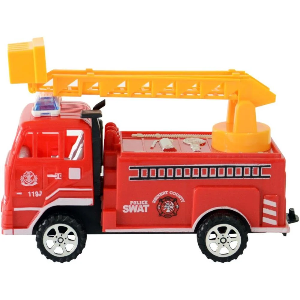 Carrinho A Friccao Bombeiro 16,5Cm Art Brink (Unidade) - imagem 3