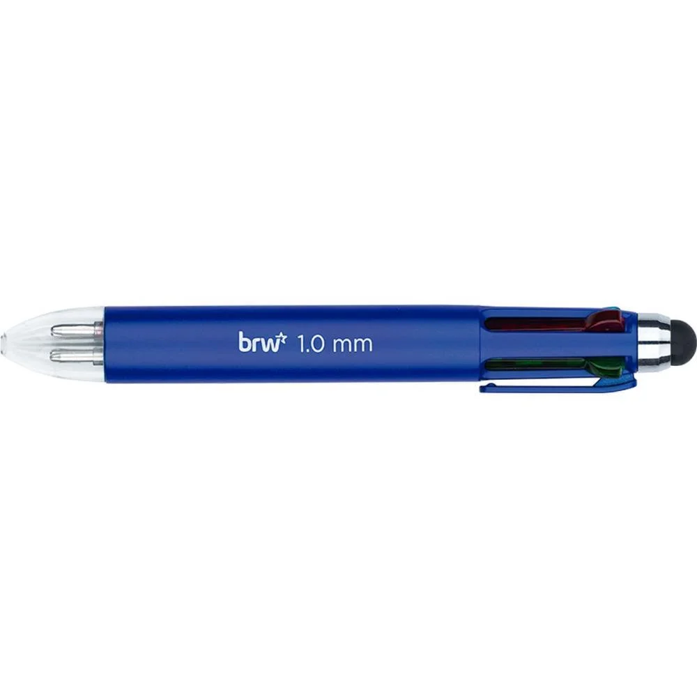 Caneta Esferografica Mini 4Cores 1.0Mm C/Touch Brw (Dp.c/12) - imagem 4