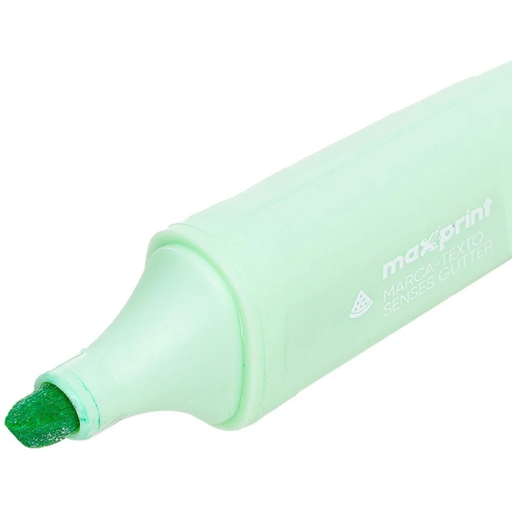 Caneta Marca Texto 4 Cores Glitter Com Cheirinho Maxprint (Estojo) - imagem 7