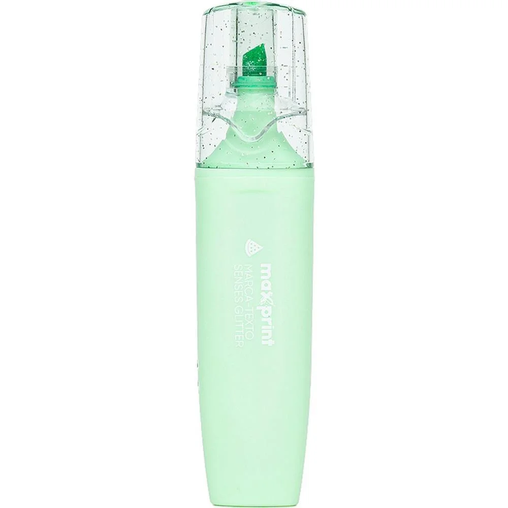 Caneta Marca Texto 4 Cores Glitter Com Cheirinho Maxprint (Estojo) - imagem 8
