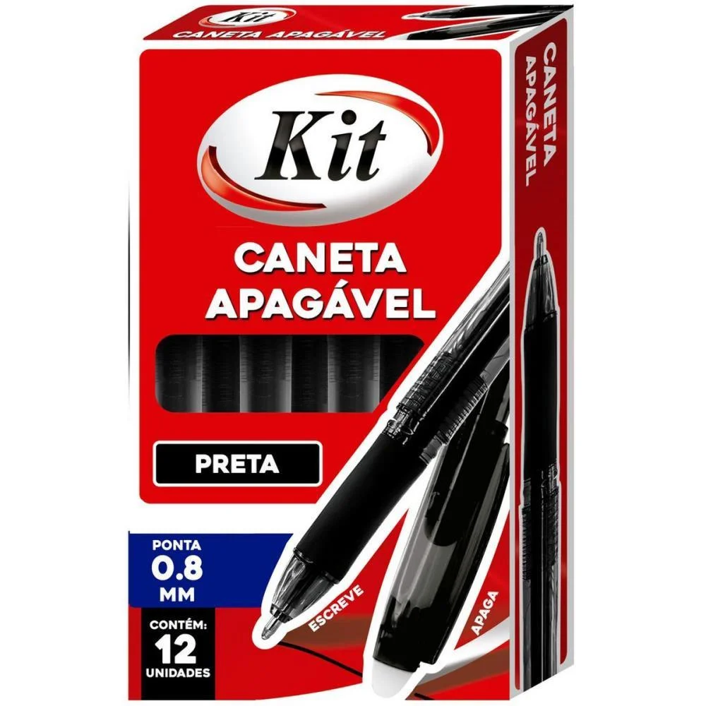 Caneta Apagavel Esferografica Multius.0.8Mm Pt Kit (Cx.c/12) - imagem 2