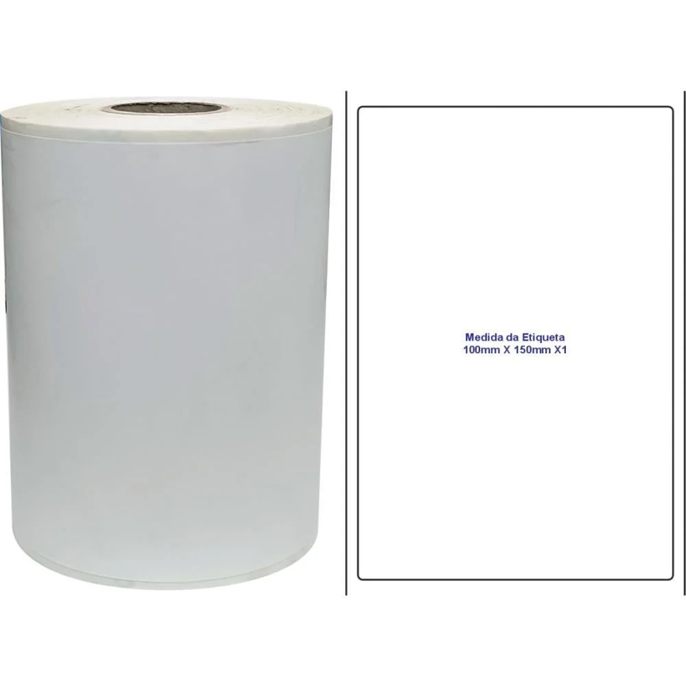 Etiqueta Adesiva Termica 100X150Mmx30M C/196Eti Fitacrel (Rolo) - imagem 3