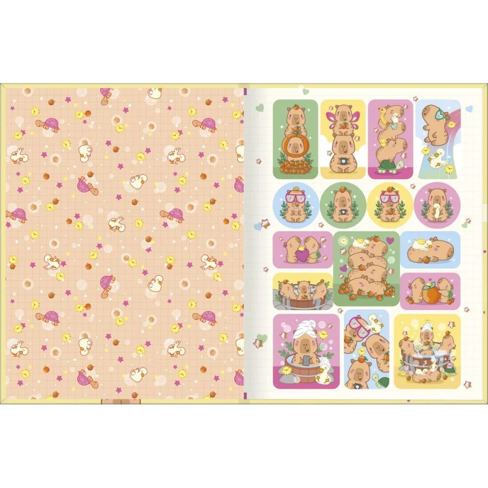 Caderno Brochurao Capa Dura Capivara Capyclub 80Fls Tilibra (Pct.c/05) - imagem 3