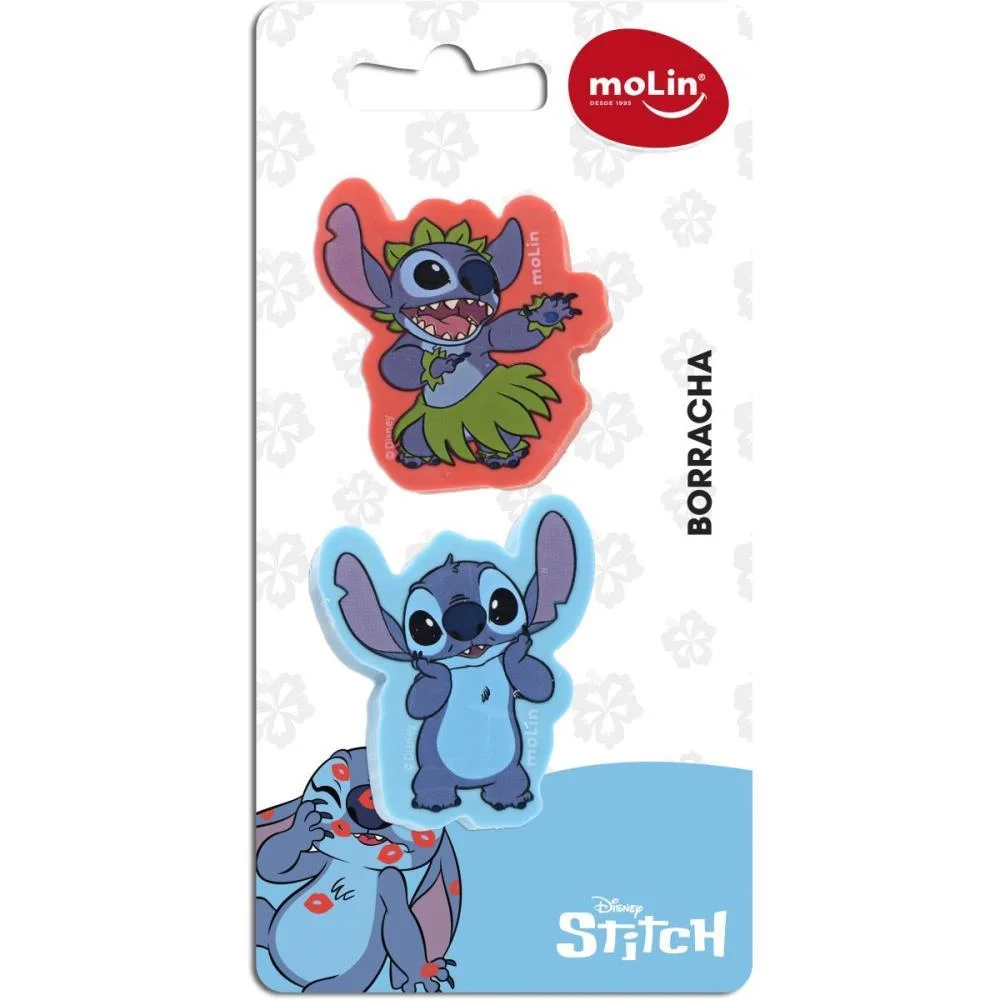 Borracha Decorada Stitch Molin (Bl.c/02) - imagem 4