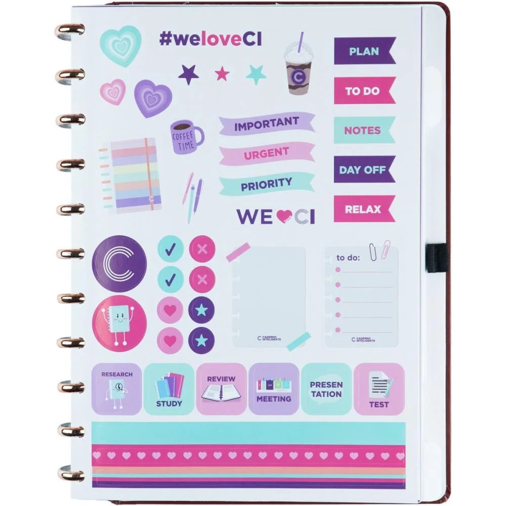 Caderno Inteligente Grande Mocha 80Fls 215X280Mm Caderno Inteligente (Unidade) - imagem 4