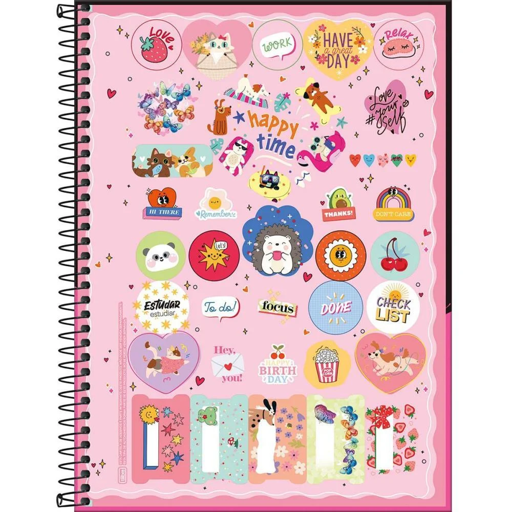 Caderno 10X1 Capa Dura Bloom 160 Folhas Tilibra (Pct.c/04) - imagem 5