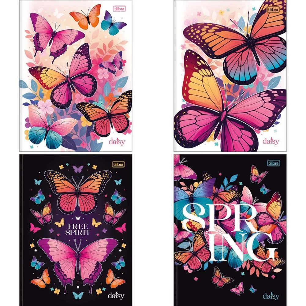 Caderno Brochurao Capa Dura Bloom 80Fls. Tilibra (Pct.c/05) - imagem 2