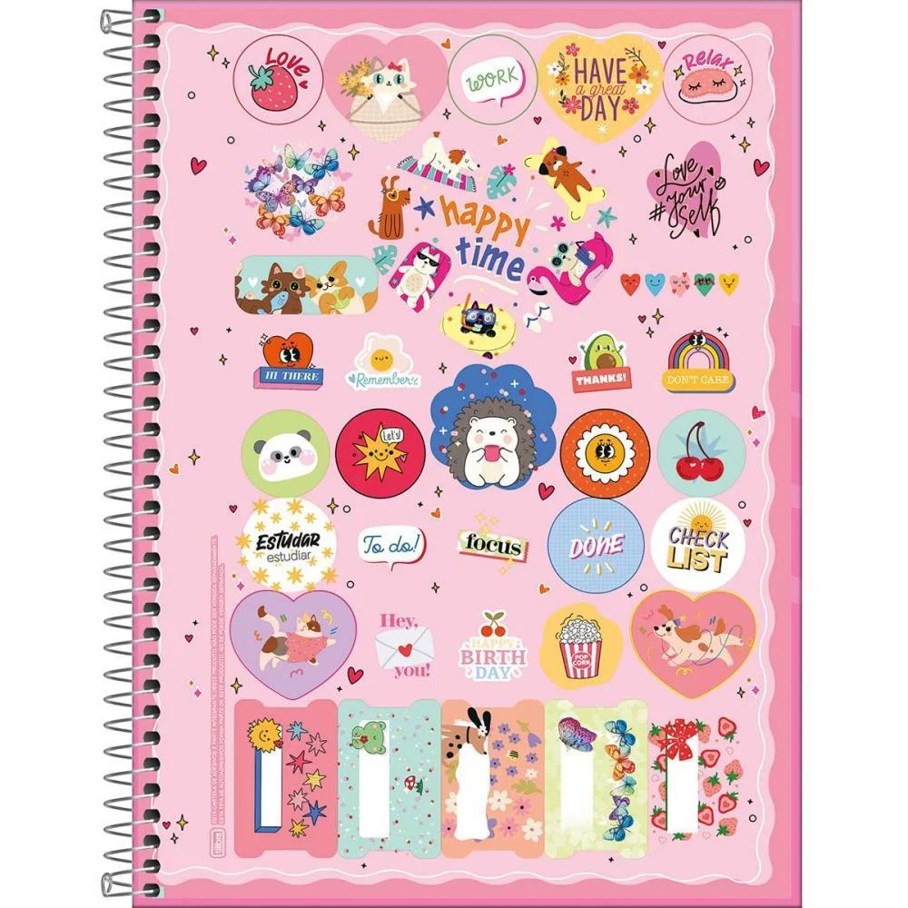 Caderno 10X1 Capa Dura Holly 160 Folhas Tilibra (Pct.c/04) - imagem 4