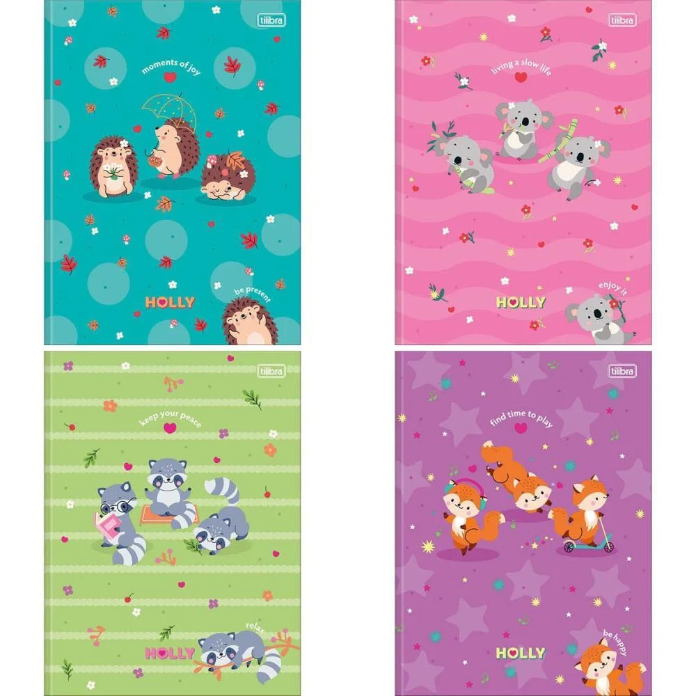 Caderno Brochurao Capa Dura Holly 80Fls. Tilibra (Pct.c/05) - imagem 2