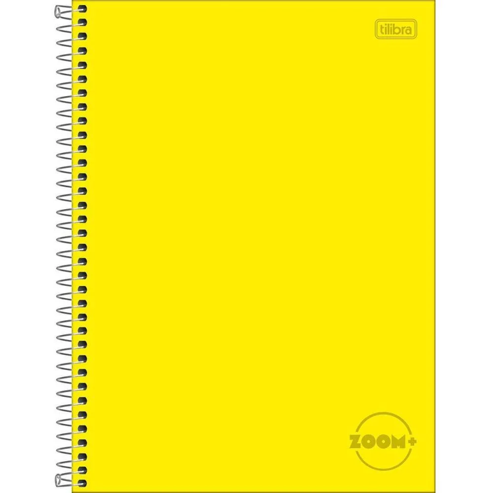 Caderno 01X1 Capa Dura Zoom+ 96 Folhas Amarelo Tilibra (Pct.c/04) - imagem 3