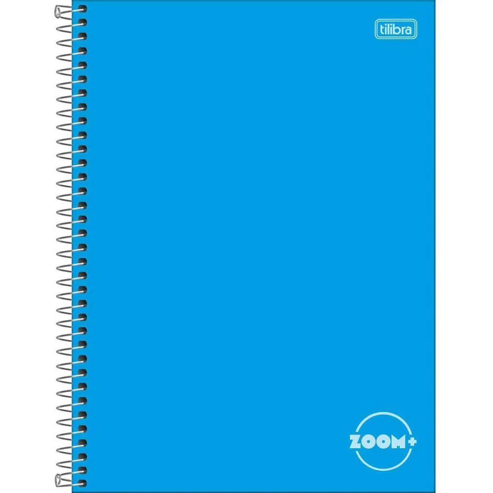 Caderno 01X1 Capa Dura Zoom+ 96 Folhas Azul Tilibra (Pct.c/04) - imagem 3