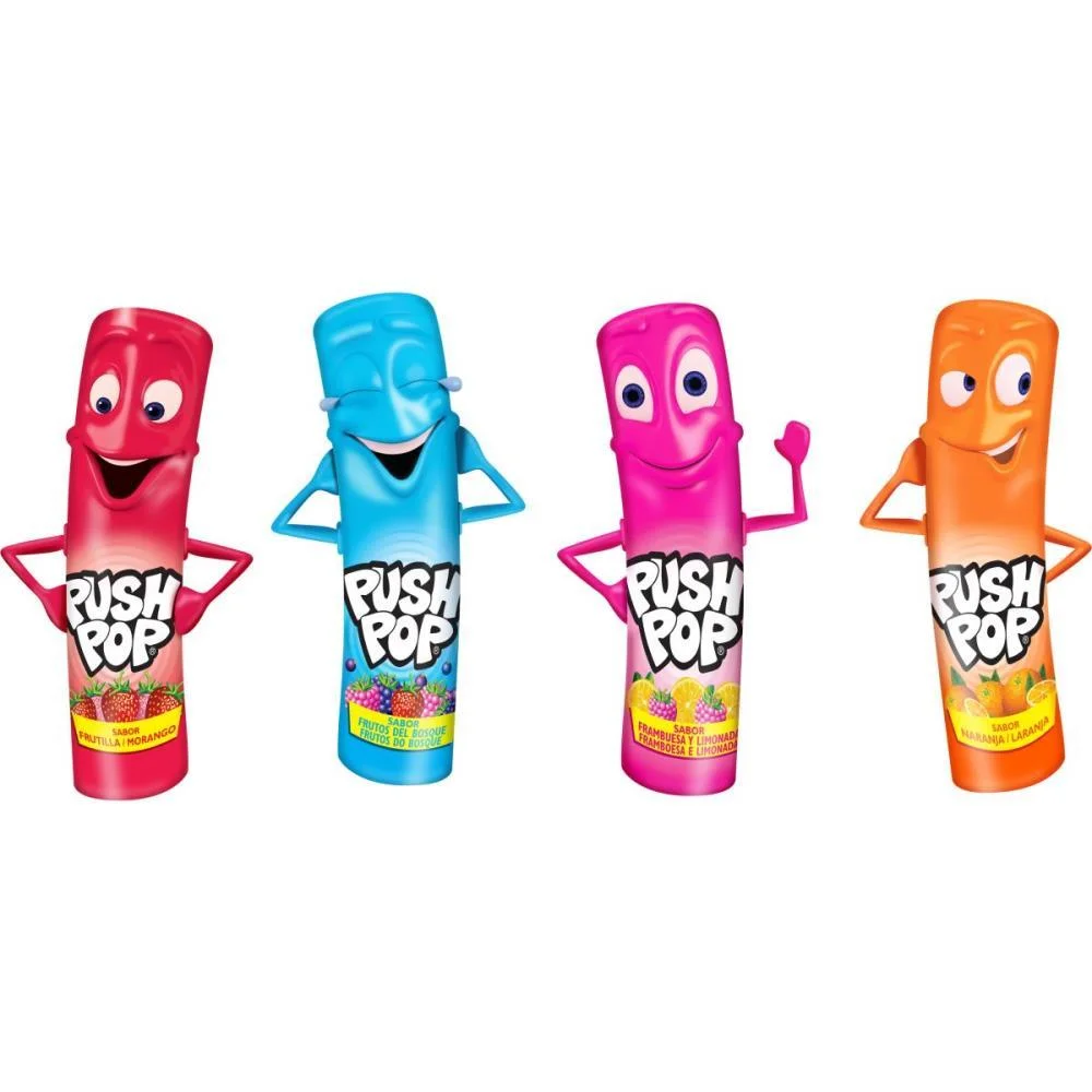 Doce Push Pop Tradicional Torre Bazooka Candy (Dp.c/30) - imagem 4