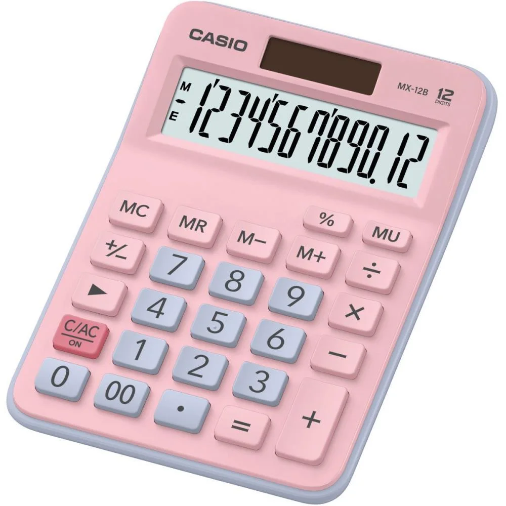 Calculadora De Mesa 12Dig.rs/Az Claro Solar/Bateri Casio (Unidade) - imagem 4