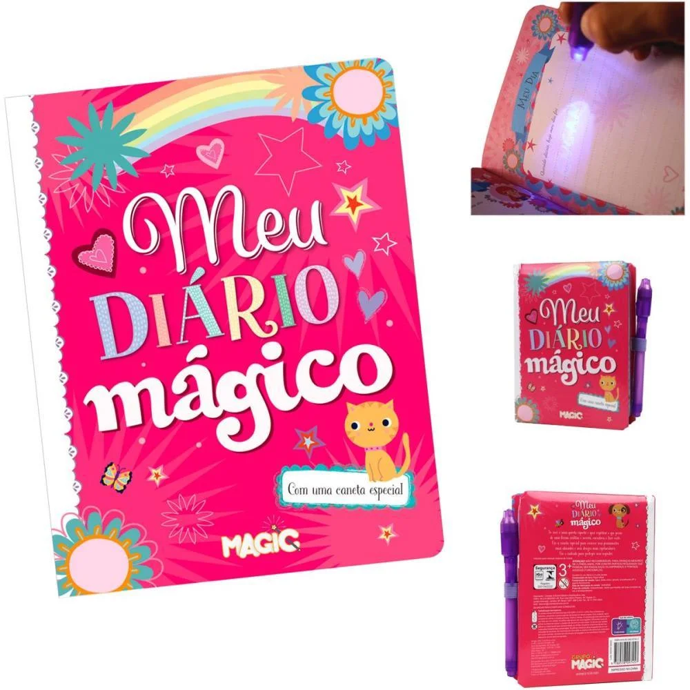 Diario Magico Peq 12X15Cm 48Pg Magic Kids (Unidade) - imagem 3