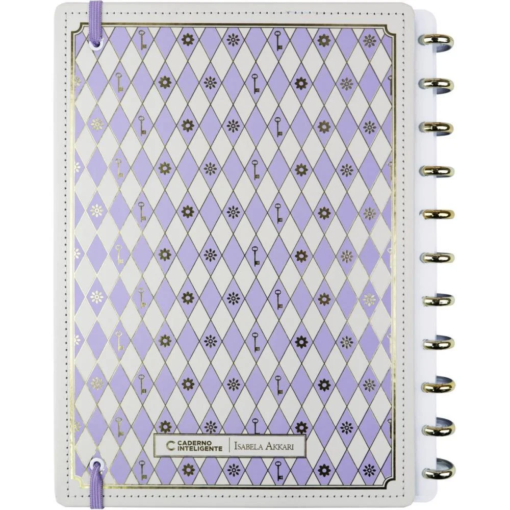 Caderno Inteligente Grande Isa Akkari Purple Key 80Fls Caderno Inteligente (Unidade) - imagem 9