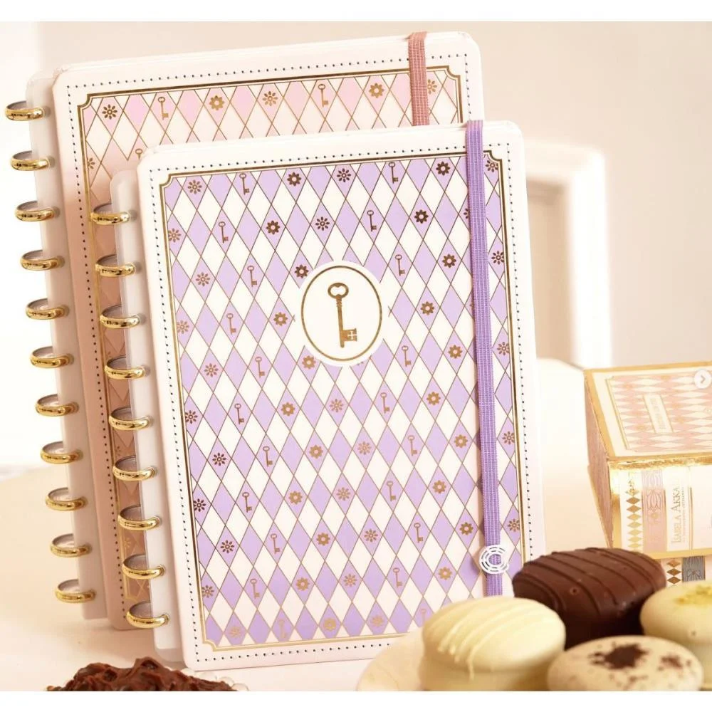 Caderno Inteligente Medio Isa Akkari Rose Key 80Fls Caderno Inteligente (Unidade) - imagem 8