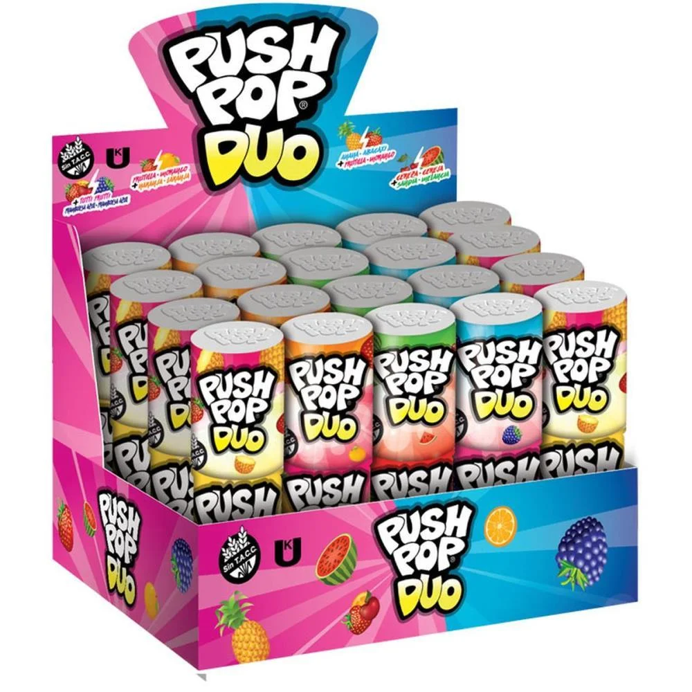 Doce Push Pop Duo Bazooka Candy (Dp.c/20) - imagem 2