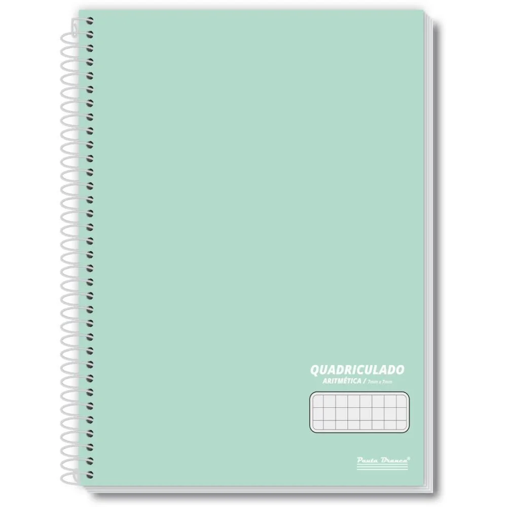Caderno Quadriculado 1/4 7X7Mm 80F Esp Office Colors Cd Pauta Branca (Pct.c/05) - imagem 4