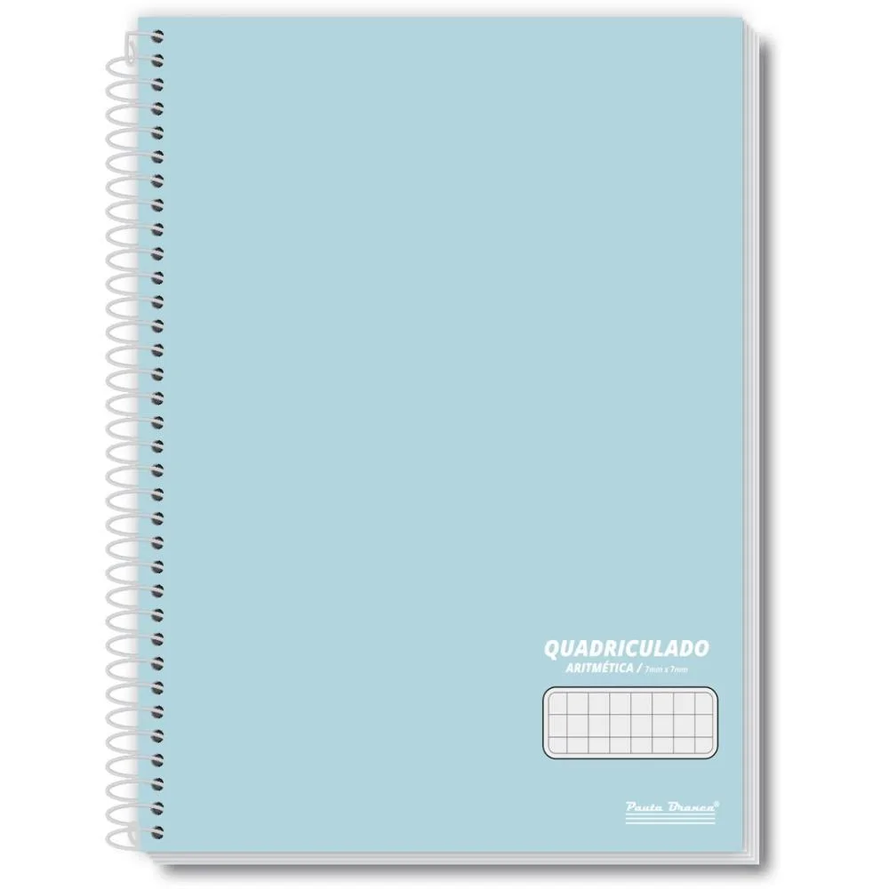 Caderno Quadriculado 1/4 7X7Mm 80F Esp Office Colors Cd Pauta Branca (Pct.c/05) - imagem 5