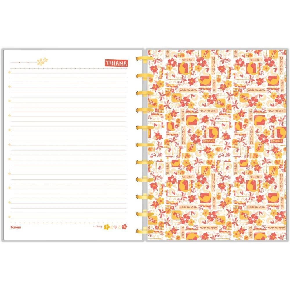Caderno 01X1 Capa Dura Stitch Movie Disco 80F Foroni (Unidade) - imagem 7