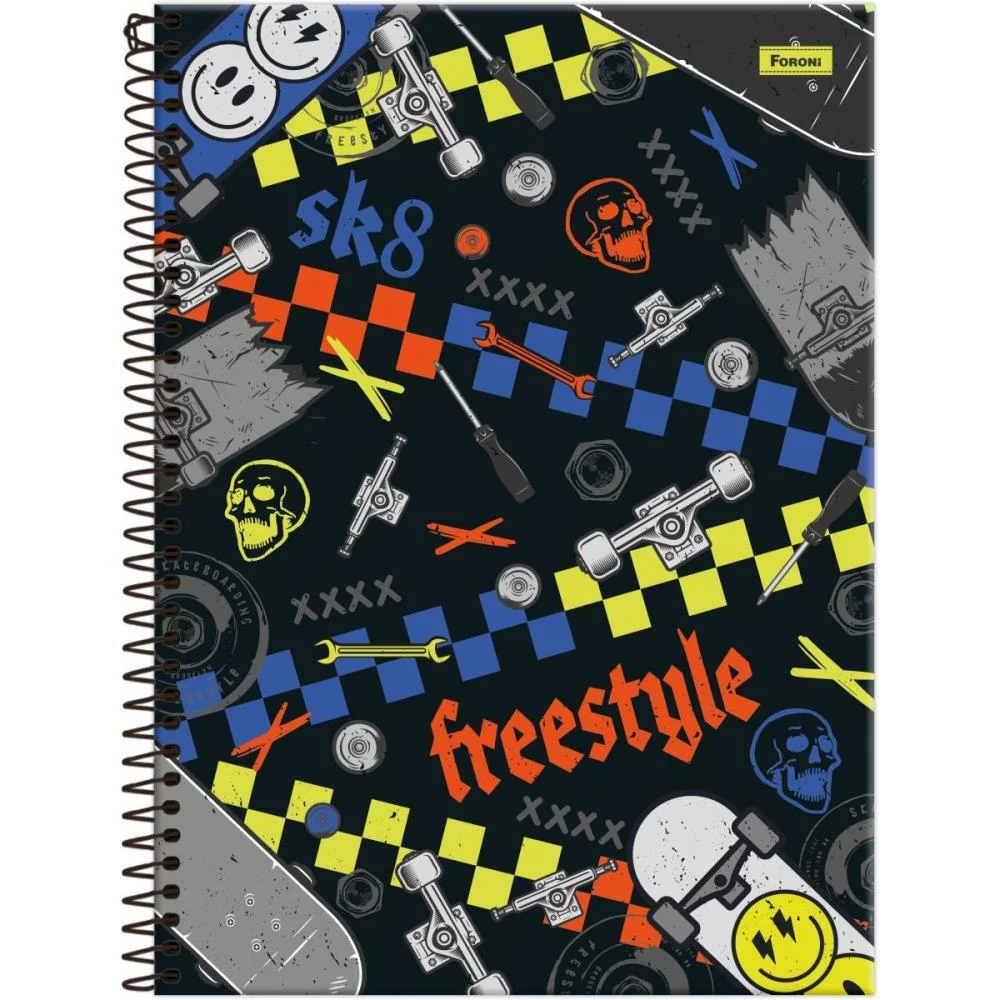Caderno 01X1 Capa Dura Drip 80F Foroni (Pct.c/04) - imagem 5