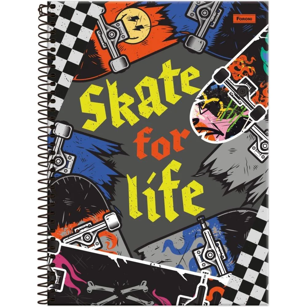Caderno 10X1 Capa Dura Drip 160F Foroni (Pct.c/04) - imagem 5