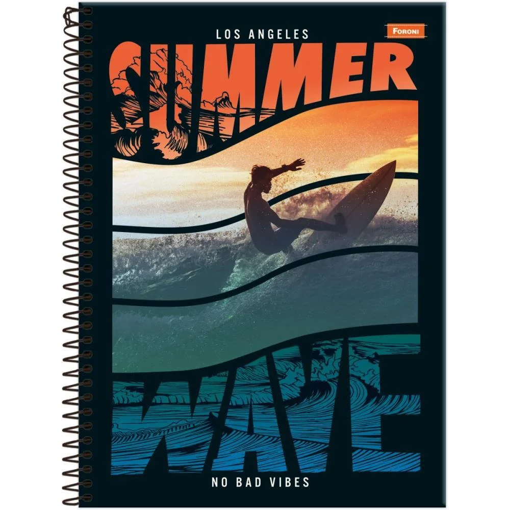 Caderno 15X1 Capa Dura Freewave 240F Foroni (Pct.c/02) - imagem 3